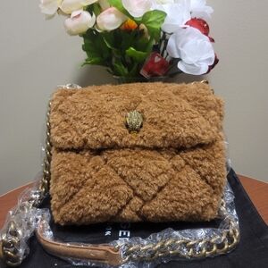 Kensington Faux Fur Crossbody Bag KURT GEIGER LONDON